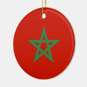 Décoration En Céramique drapeau marocain (Gauche)