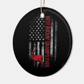 Décoration En Céramique Drapeau Mens USA Meilleur Brouillard jamais Dever (Gauche)