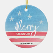 Décoration En Céramique Drapeau Patriotique Moderne (Devant)