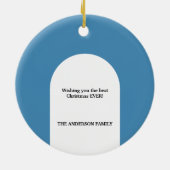 Décoration En Céramique Drapeau Patriotique Moderne (Dos)