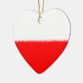 Décoration En Céramique Drapeau polonais (Gauche)