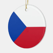 Décoration En Céramique Drapeau République tchèque (Gauche)