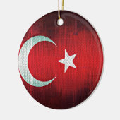 Décoration En Céramique Drapeau stylisé de Turquie (Gauche)