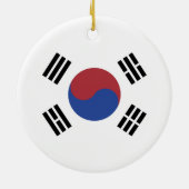 Décoration En Céramique drapeau sud-coréen (Dos)