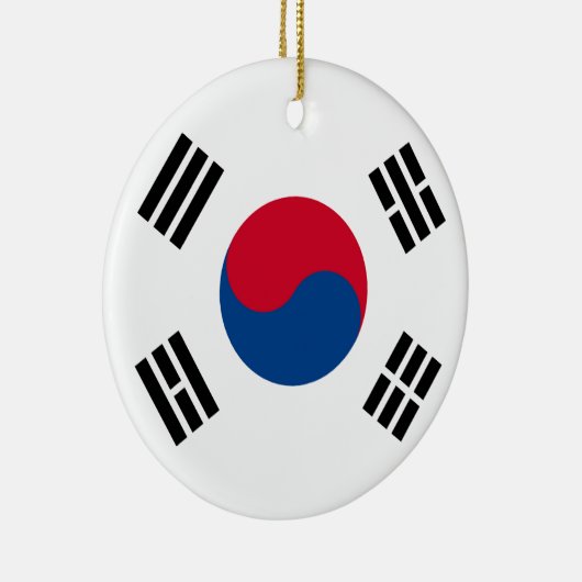 Décoration En Céramique Drapeau sud-coréen (Droite)