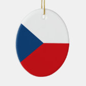 Décoration En Céramique Drapeau tchèque (Droite)