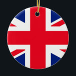 Décoration En Céramique Drapeau Union Jack du Royaume-Uni<br><div class="desc">Drapeau Union Jack du Royaume-Uni</div>
