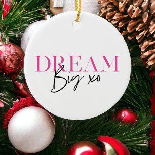 Décoration En Céramique Dream Big Inspirational Motivational