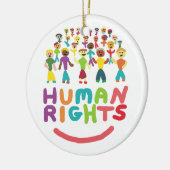 Décoration En Céramique Droits de l'homme (Gauche)