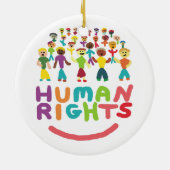 Décoration En Céramique Droits de l'homme (Dos)