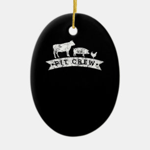 Décoration En Céramique Drôle Cow Cog Poulet Amateurs de cadeaux Funny B