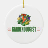 Décoration En Céramique Drôle Gardener (Dos)