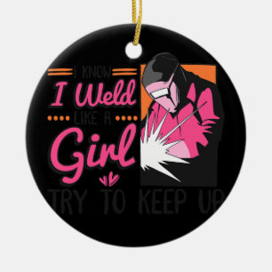 Décoration En Céramique Drôle Souder Je Sais Que Je Soutenais Lika Une Fi