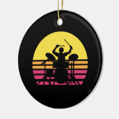 Décoration En Céramique Drummer Drummer Drumming (Gauche)