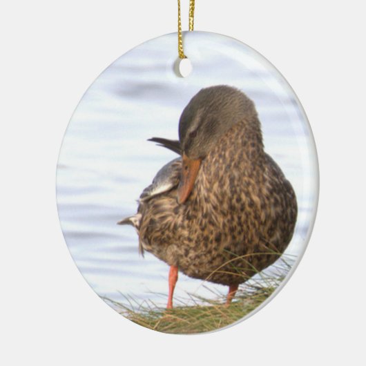 Décoration En Céramique Duck Photo Ornament (Gauche)