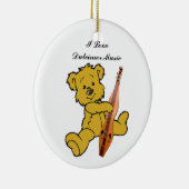 DÉCORATION EN CÉRAMIQUE DULCIMER BEAR-ORNAMENT (Droite)