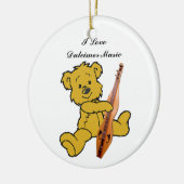 DÉCORATION EN CÉRAMIQUE DULCIMER BEAR-ORNAMENT (Gauche)