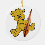 DÉCORATION EN CÉRAMIQUE DULCIMER BEAR-ORNAMENT (Dos)