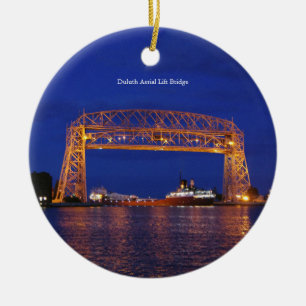 Décoration En Céramique Duluth Aerial Lift Bridge & John G. Munson