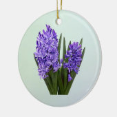 Décoration En Céramique Duo de Jacinthe Pourpre (Gauche)