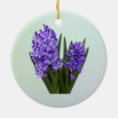 Décoration En Céramique Duo de Jacinthe Pourpre (Dos)