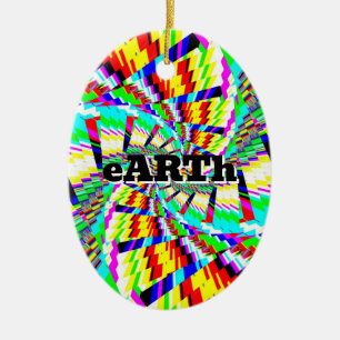 Décoration En Céramique eARTh ( vous pouvez modifier le mot )