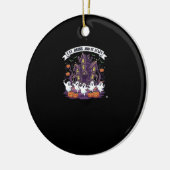 Décoration En Céramique Eat Drink And Be Scary Classic Funny Retro (Gauche)