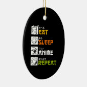 Décoration En Céramique Eat Sleep Anime Repeat Venin Idea Cosplayer (Droite)