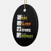 Décoration En Céramique Eat Sleep Anime Repeat Venin Idea Cosplayer (Gauche)