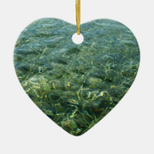 Décoration En Céramique Eau au-dessus de la mer Herbe I Caraïbes Nature