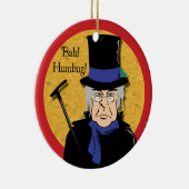 Décoration En Céramique Ebenezer Scrooge Bah! Humbug ! (Droite)