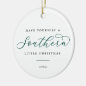 Décoration En Céramique Échange d'ornement photo de Noël Sud (Gauche)