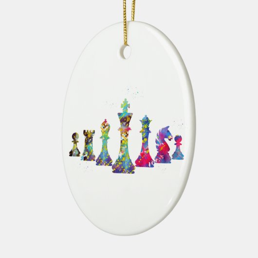 Décoration En Céramique Échecs (Gauche)
