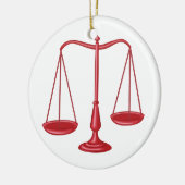 Décoration En Céramique Échelles de justice (Gauche)