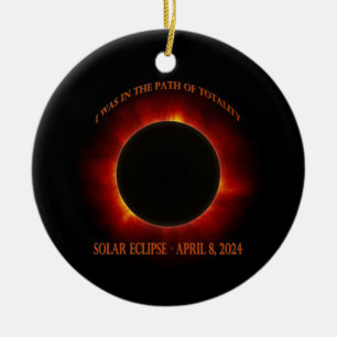 Décoration En Céramique Éclipse solaire totale