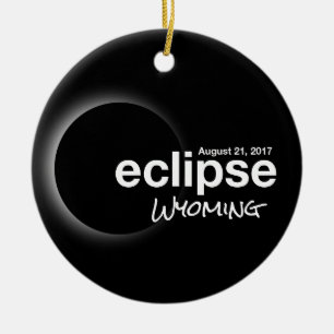 Décoration En Céramique Éclipse solaire totale 2017 - Wyoming