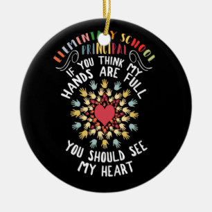 Décoration En Céramique École élémentaire Principal Coeur d'appréciati