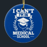 Décoration En Céramique École Médicale Docteur en médecine<br><div class="desc">Cadeau étudiant de médecine de l'école Médicale Docteur étudiant de l'éducation Graduate Cadeau. Un cadeau parfait pour votre père, maman, papa, hommes, femmes, amis et membres de la famille le jour de Thanksgiving, Noël, Fête des mères, Fête des pères, 4 juillet, 1776 Jour indépendant, Fête des anciens combattants, Fête de...</div>