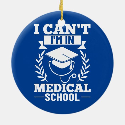 Décoration En Céramique École Médicale Docteur en médecine (Dos)