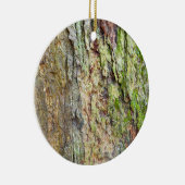 Décoration En Céramique Écorce d'arbre recouverte de mousse (Droite)