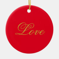 Écriture de couleur or rouge amour mariage calligr