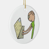 Décoration En Céramique Écriture de l'auteur (Droite)