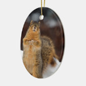 Décoration En Céramique Écureuil (Gauche)