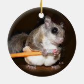 Décoration En Céramique Écureuil de neige (Dos)