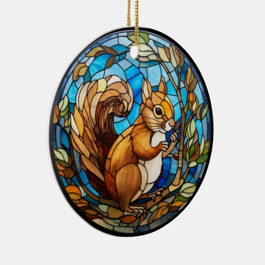 Décoration En Céramique Écureuil en verre doux (Droite)