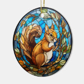 Décoration En Céramique Écureuil en verre doux (Gauche)