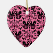 Décoration En Céramique Écureuil Nordic Scandinave Folk Art (Droite)