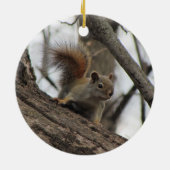Décoration En Céramique Écureuil rouge (Dos)
