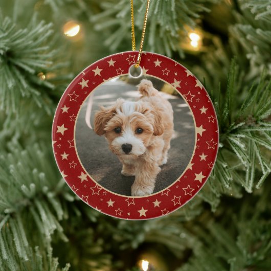 Décoration En Céramique Editable Christmas Pet Photo Decoration (Arbre)