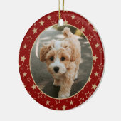 Décoration En Céramique Editable Christmas Pet Photo Decoration (Gauche)